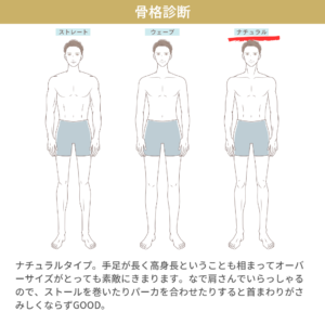 骨格ナチュラル　メンズ