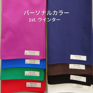 パーソナルカラー　ブルべ冬