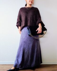 コーディネート ソフトエレガント 骨格ナチュラル イエベ春 スプリング