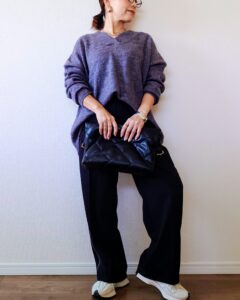 コーディネート　ソフトエレガント　骨格ナチュラル　イエベ春　スプリング